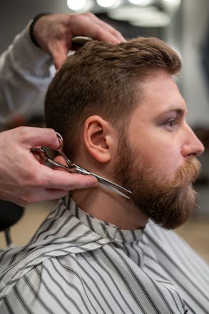 Beard trim and shaping